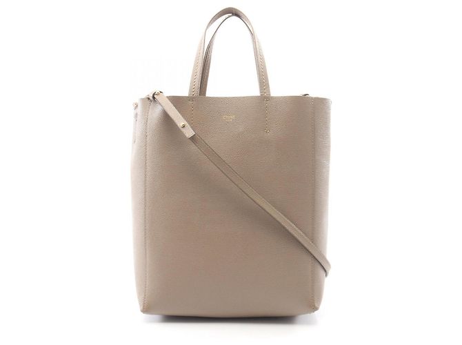 Cabas Céline Bolsa Tote 2-Way Celine Vertical Small Bege