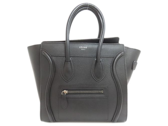Céline Bolsa Micro Luggage Celine Preto