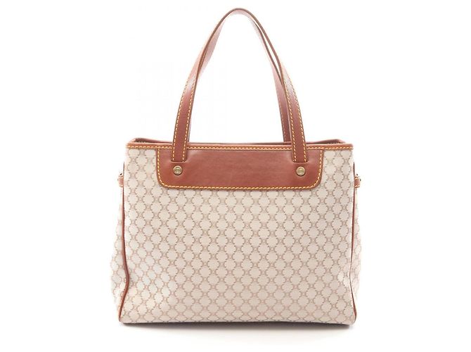 Céline Sac cabas Celine Macadam Marron Beige