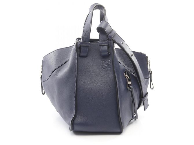 Borsa a 2 modi Hammock Small Loewe Blu navy 