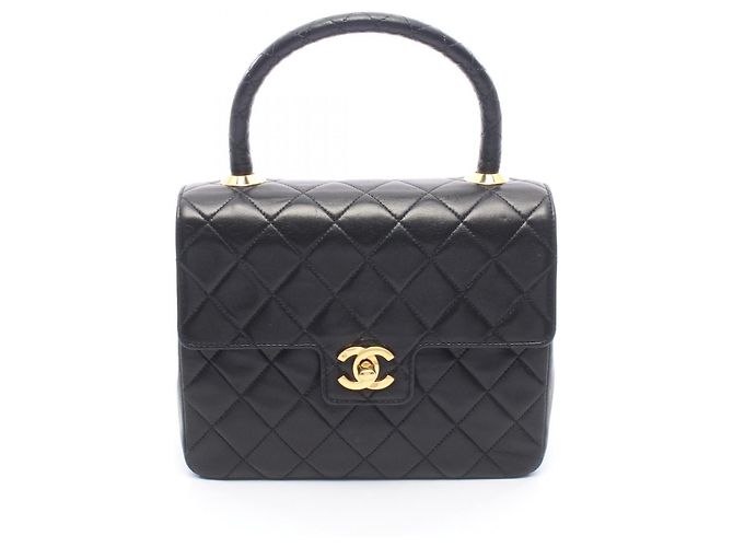 Borsa Chanel Mini Matelassé Top Handle Nero