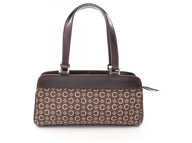 Céline Bolsa Celine C Macadam marrom