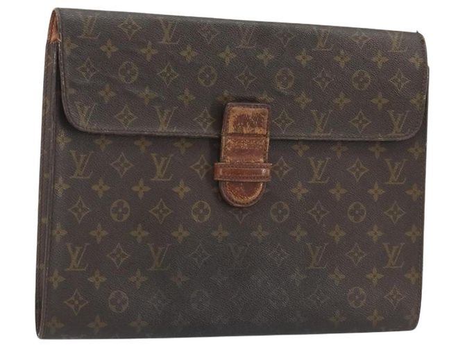 LOUIS VUITTON Monogram Posh Ministor Briefcase M53445 LV Auth BA13974 Monograma