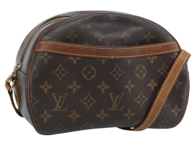 LOUIS VUITTON Bolsa de Ombro Monogram Blois M51221 LV Auth BA13921 Monograma