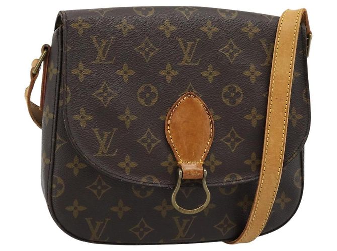 LOUIS VUITTON Borsa a Spalla Monogram Saint Cloud GM M51242 LV Auth BA13910 Monogramma