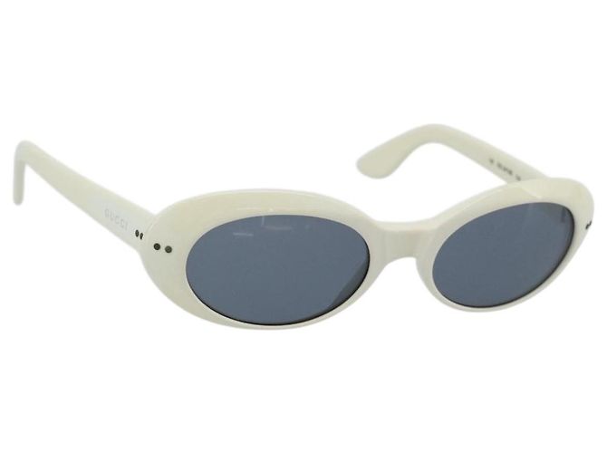 GUCCI Sonnenbrille Kunststoff Weiß Auth mr2720A