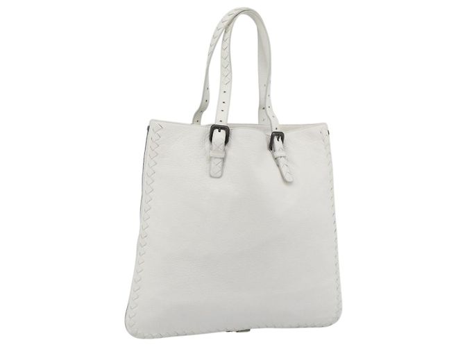 Borsa BOTTEGA VENETA in pelle bianca Auth mr2777V Bianco