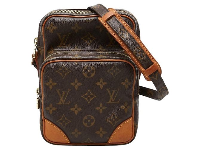 Bolsa Transversal Louis Vuitton Monogram Amazon Marrom