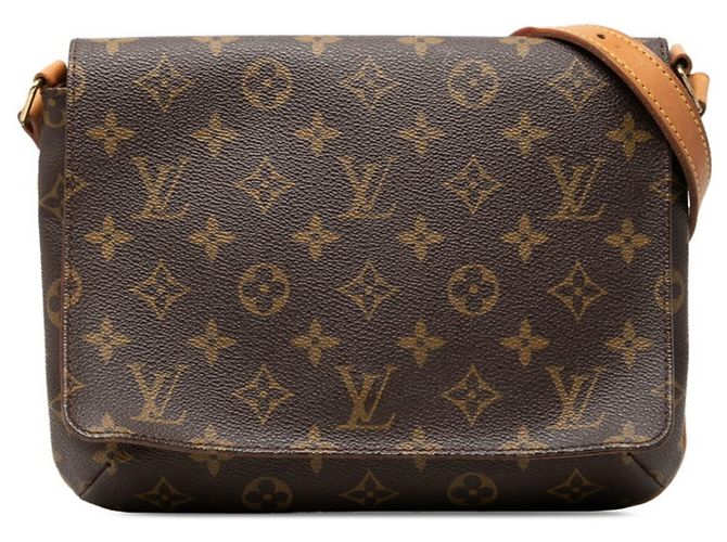 Bolsa de Ombro Louis Vuitton Monogram Musette Tango Marrom