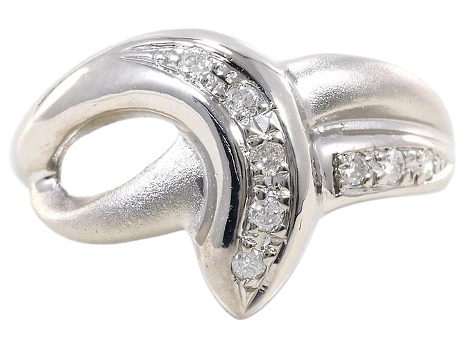 Autre Marque PT850 Platinring mit Diamant