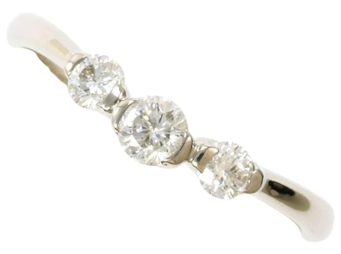 Autre Marque 18K Weißgold-Ring mit Diamant Golden