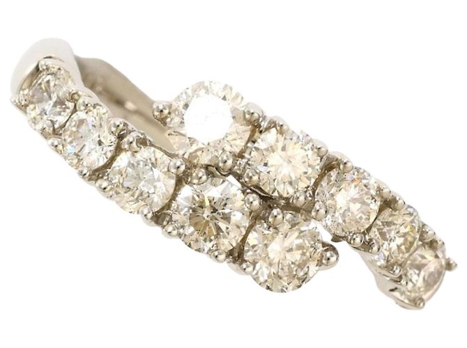 Autre Marque 18K Weißgold Diamantring Golden