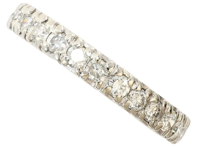 Autre Marque Platinring mit Diamant
