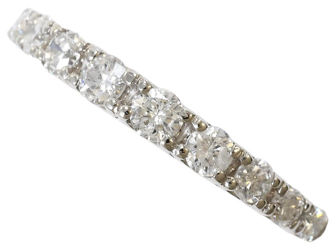 Autre Marque PT900 Platinring mit Diamant