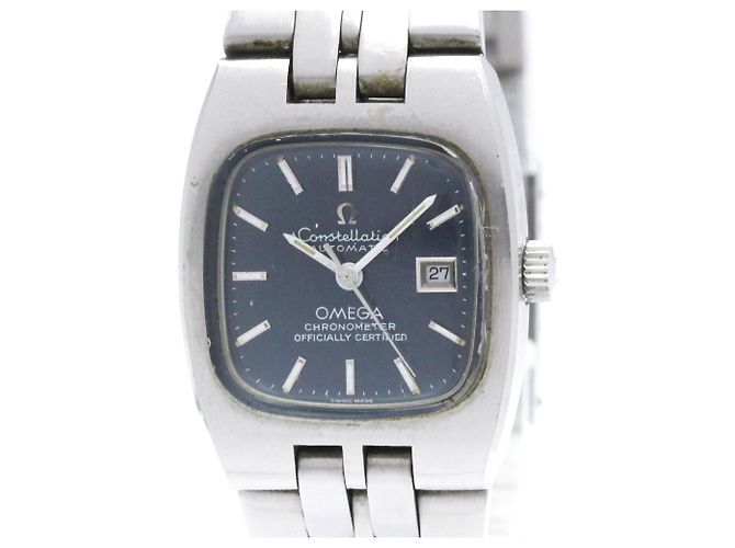 Orologio automatico da donna Omega Constellation in acciaio