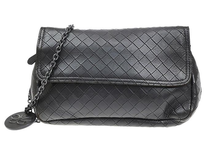 Bottega Veneta Mini bolsa transversal de couro com corrente expansível