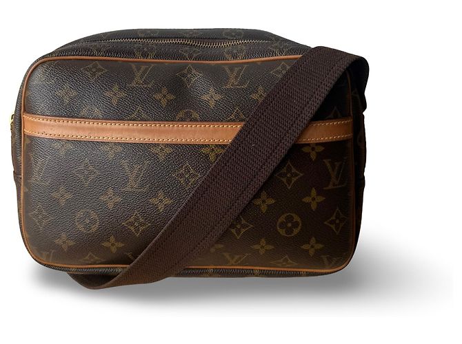 Louis Vuitton Reporter PM Brown Golden
