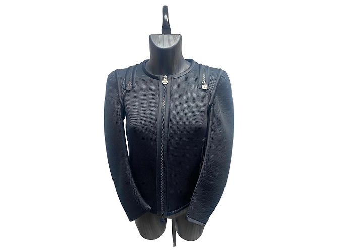 SS2012 Chanel Mesh Bomber Jacket - size 38