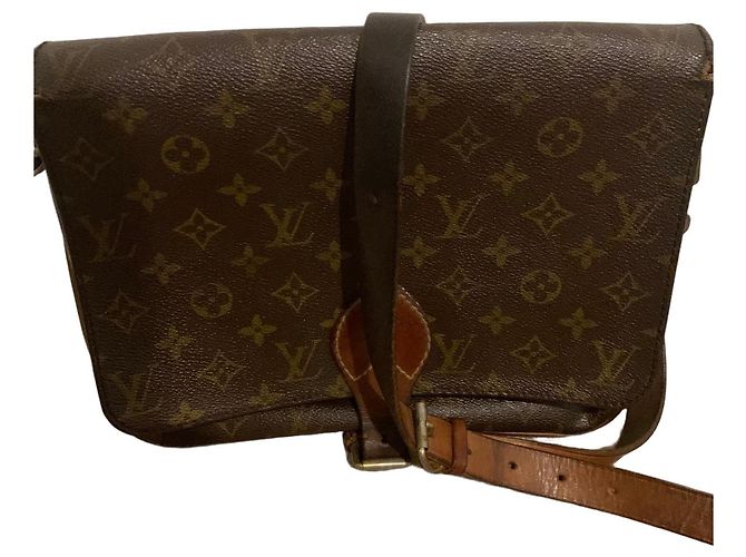 Louis Vuitton Monogram Canvas Umhängetasche Braun Monogramm