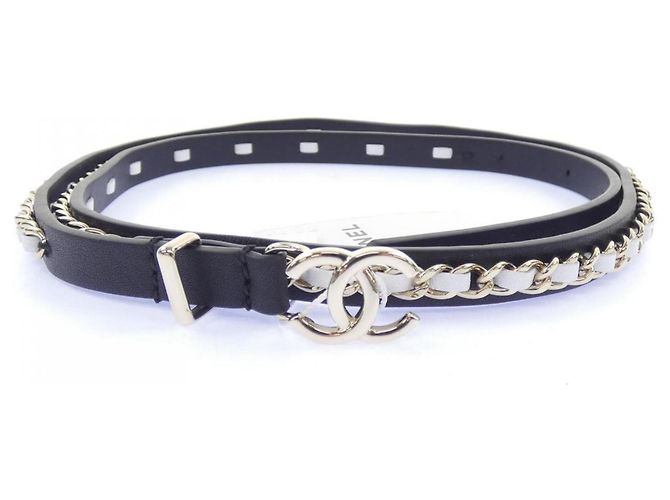 Cintura Chanel Nera e Bianca Nero Bianco
