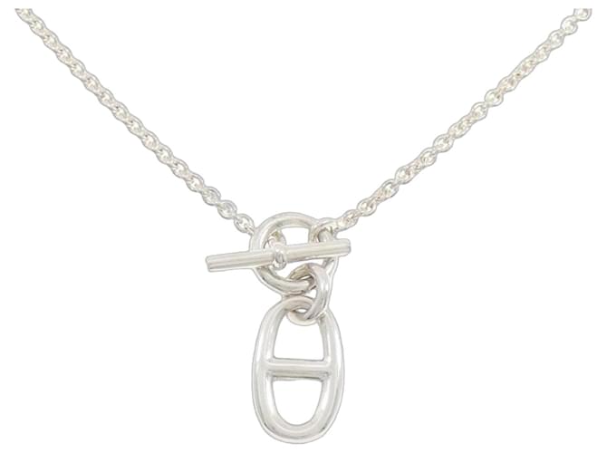 Collier Hermès Hermès Chaine d'Ancre Argenté 