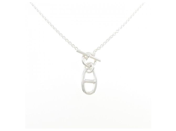 Collana Hermès Hermès Chaine d'Ancre Argento 
