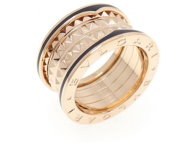 Bulgari Bvlgari B.zero1 Rock 4-Band-Ring Schwarz Golden