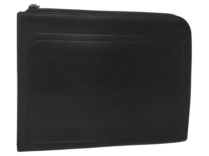 Saint Laurent Zip Pocket Leather Noir