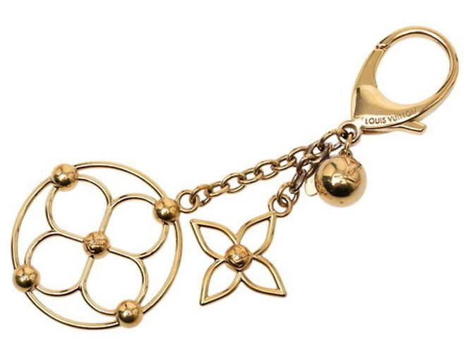 Portachiavi Bloomy Louis Vuitton D'oro