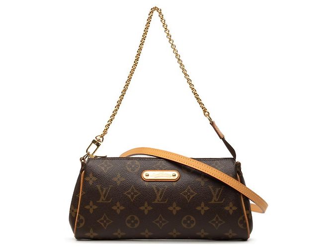 Sac à main Eva Monogram Louis Vuitton Marron