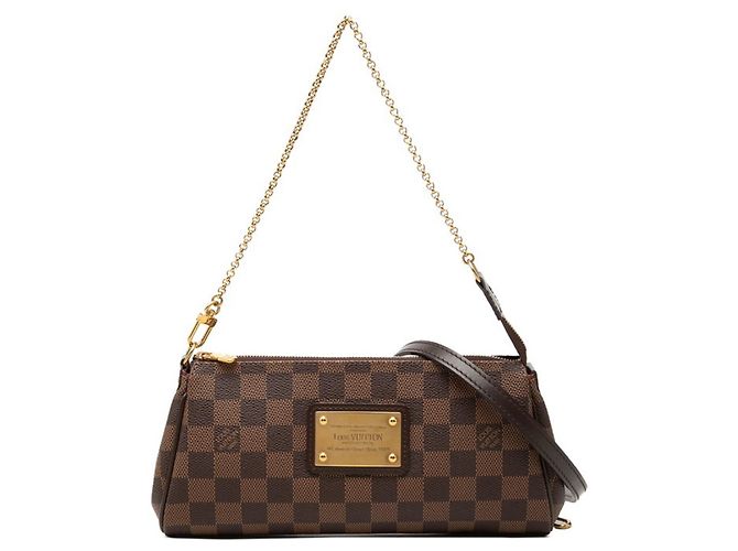 Bolsa Louis Vuitton Damier Eva Chain Marrom