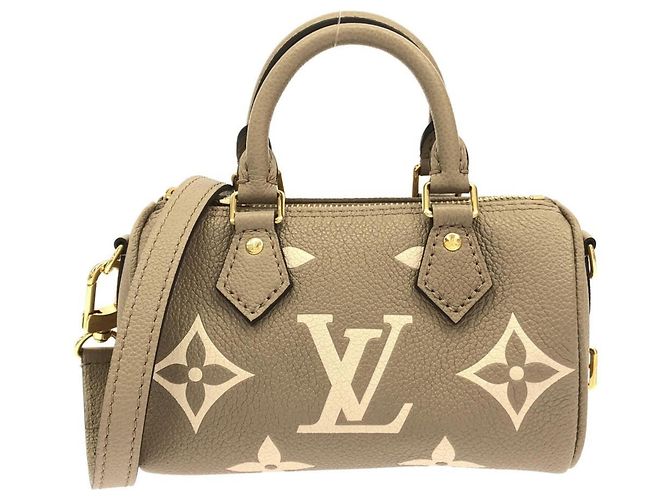 Sac Boston Louis Vuitton Bicolor Monogram Empreinte Nano Speedy