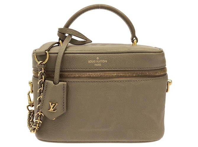 Sac à main Louis Vuitton Monogram Empreinte Vanity PM Gris