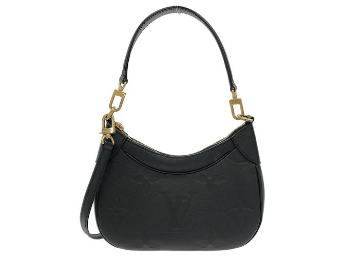 Bolsa de Ombro Louis Vuitton Monogram Empreinte Bagatelle Preto