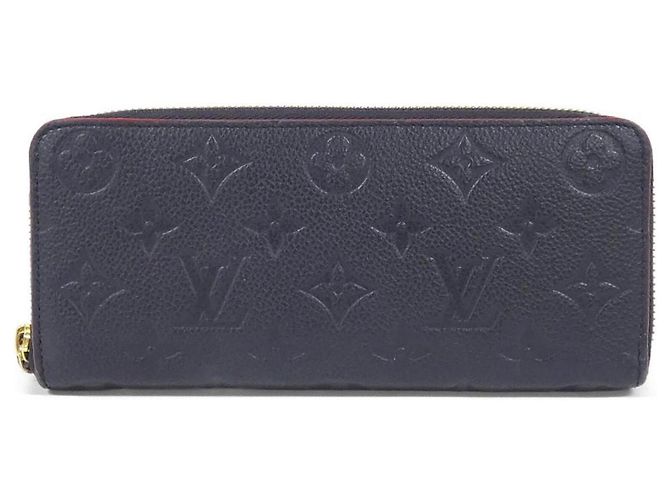 Portafoglio Louis Vuitton Monogram Empreinte Clemence Rosso