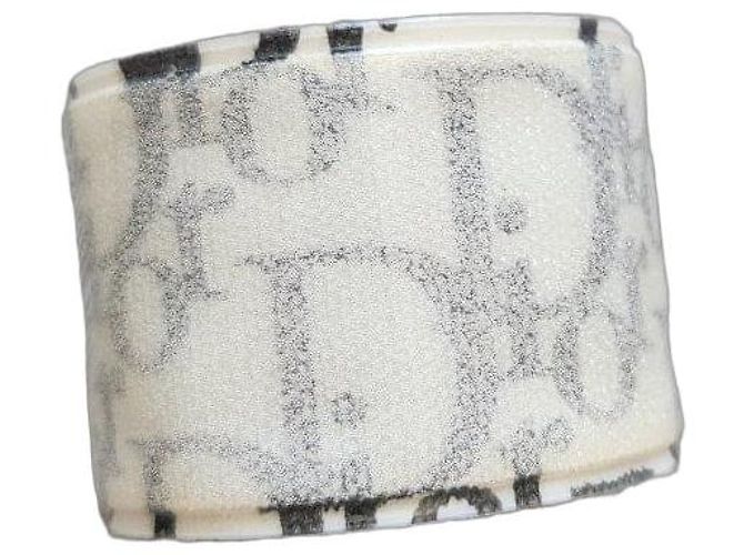 Bracciale Christian Dior Clic Clac Oblique Nero Bianco