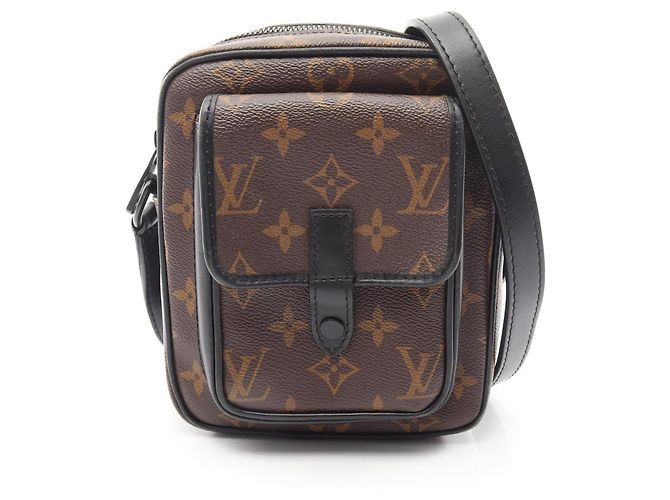 Louis Vuitton Christopher Wearable Wallet Brown Black