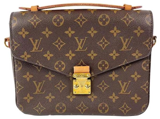Louis Vuitton Monogram Pochette Metis Marrone