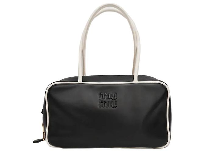 Sac à main Miu Miu Soft Calf Beau Noir