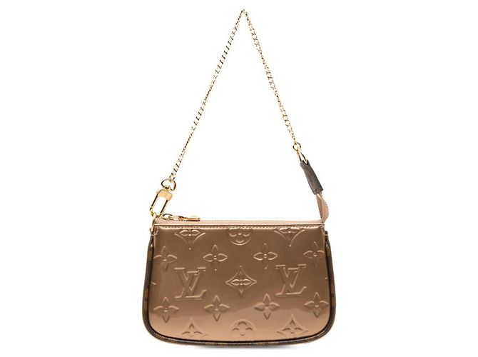 Louis Vuitton Monogram Vernis Mini Pochette Doré