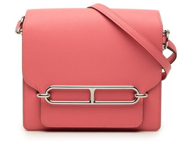 Hermès Bolsa de ombro Hermes Roulis Louli Rosa