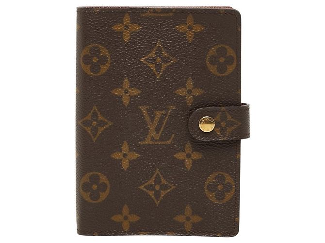 Louis Vuitton Monogram Agenda PM Planner Cover Brown