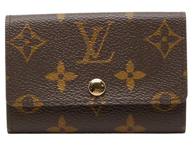 Louis Vuitton Monogram Multicles 6 Key Case Brown