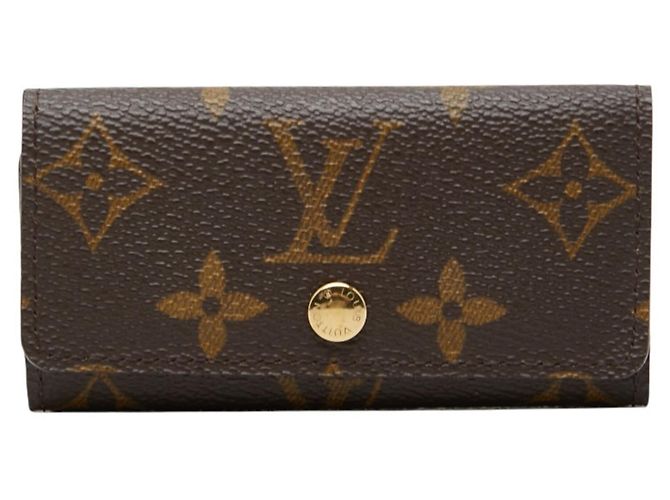 Louis Vuitton Monogram Multicles 4 Key Case Brown