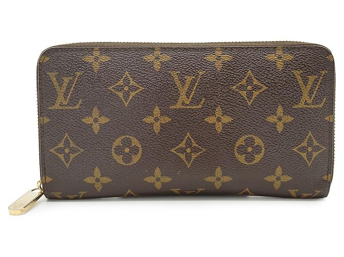 Louis Vuitton Carteira Long Zippy Continental em Canvas Monogram Marrom