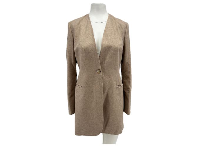 Autre Marque Wolljacke beige THE COLLECTION
