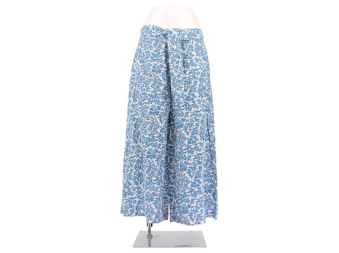 Polo Ralph Lauren Calça azul com padrões florais