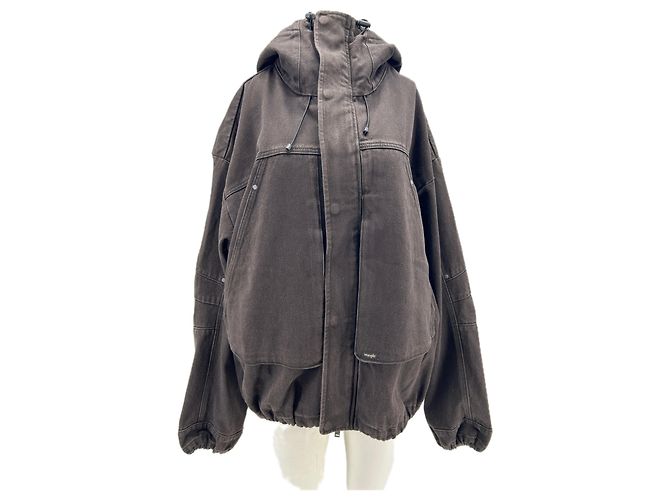 Autre Marque Braune Jeansjacke