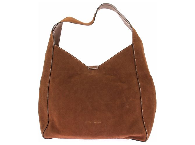 Jigsaw Sac à main en daim marron