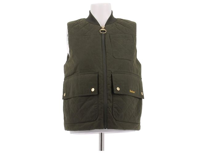 Barbour Ärmellose Jacke in Khaki